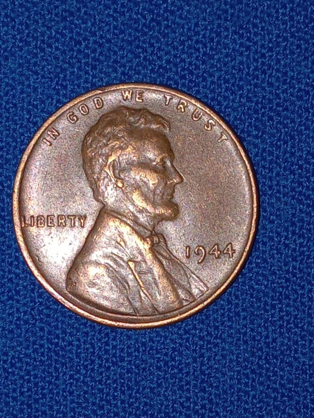 1944 Lincoln Wheat Penny - No Mint Mark